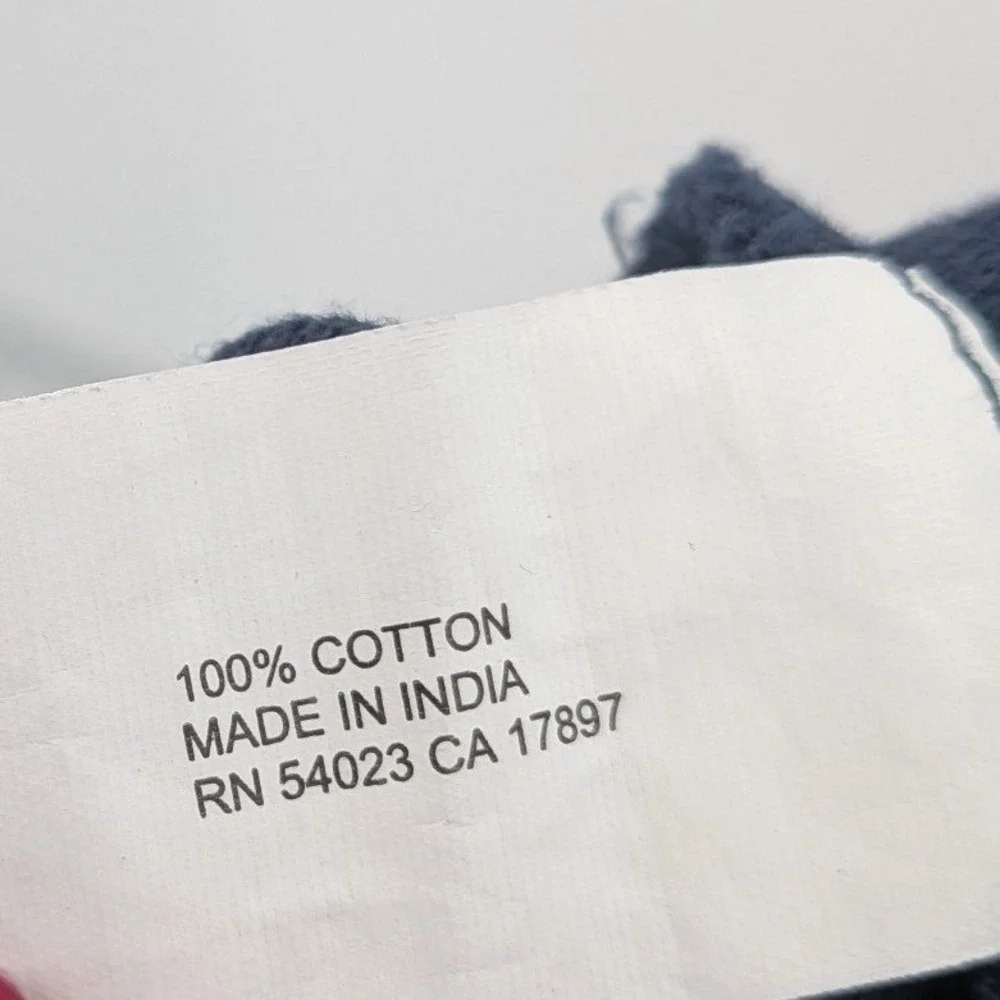 Y2K Old Navy Long Sleeve Polo Shirt XXL Navy Blue Cotton‎ Casual 2000s